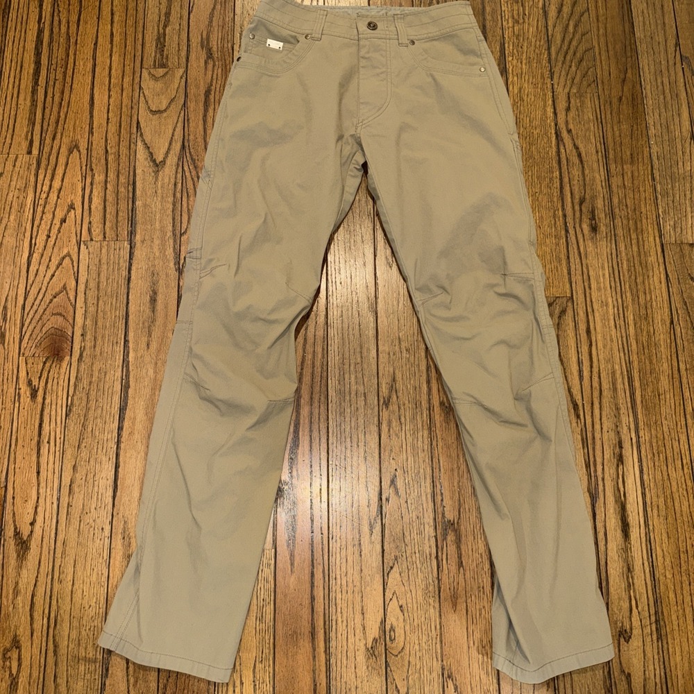 Kuhl Revolvr Pants Mens 28/34 Khaki  Hiking Outdoor Uberkuhl Stretch